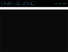 Tablet Screenshot of cindyleejones.com